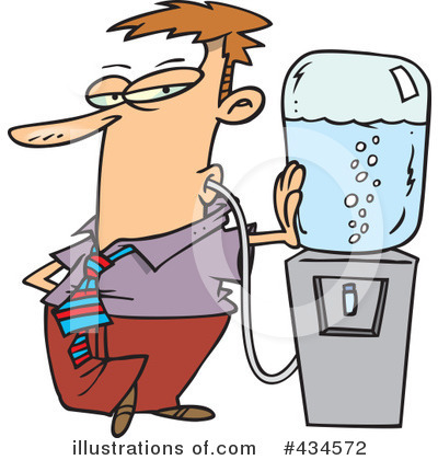 Water Cooler Clipart #434572 by toonaday