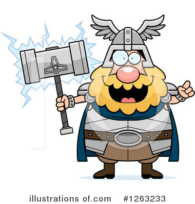Royalty-Free (RF) Thor Clipart Illustration by Cory Thoman - Stock Sample #1263233