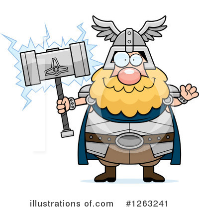 Royalty-Free (RF) Thor Clipart Illustration by Cory Thoman - Stock Sample #1263241