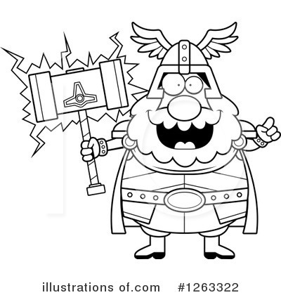 Thor Clipart #1263322 by Cory Thoman