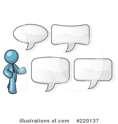Royalty-Free (RF) Thought Balloon Clipart Illustration by Leo Blanchette - Stock Sample #220137