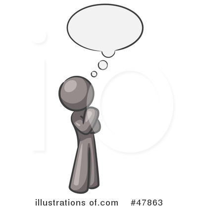 Royalty-Free (RF) Thought Clipart Illustration by Leo Blanchette - Stock Sample #47863
