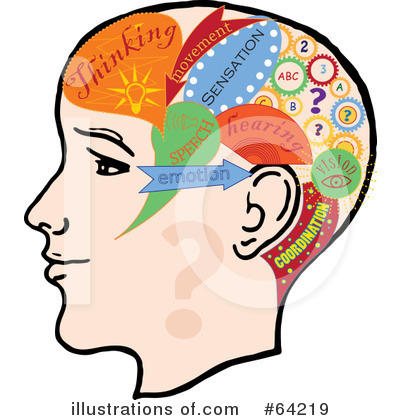 Royalty-Free (RF) Thoughts Clipart Illustration by Eugene - Stock Sample #64219