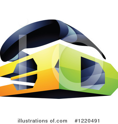 3d Glasses Clipart #1220491 by cidepix