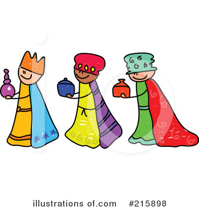 Royalty-Free (RF) Three Kings Clipart Illustration by Prawny - Stock Sample #215898