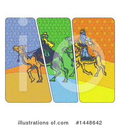 Royalty-Free (RF) Three Wise Men Clipart Illustration by Prawny - Stock Sample #1448642