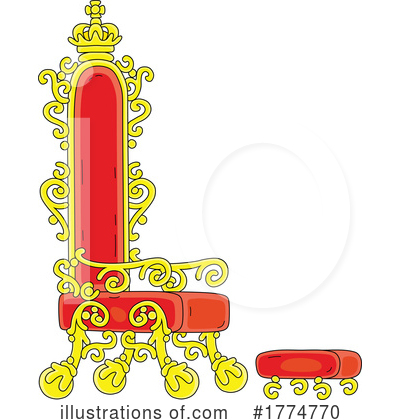 Royalty-Free (RF) Throne Clipart Illustration by Alex Bannykh - Stock Sample #1774770