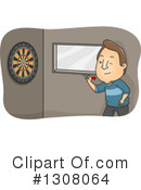 Throwing Darts Clipart #1308064 by BNP Design Studio