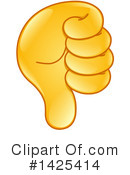 Thumb Down Clipart #1425414 by yayayoyo