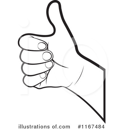 Royalty-Free (RF) Thumb Up Clipart Illustration by Lal Perera - Stock Sample #1167484