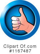 Thumb Up Clipart #1167487 by Lal Perera