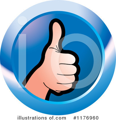 Royalty-Free (RF) Thumb Up Clipart Illustration by Lal Perera - Stock Sample #1176960