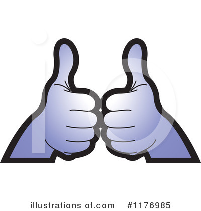 Royalty-Free (RF) Thumb Up Clipart Illustration by Lal Perera - Stock Sample #1176985