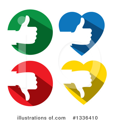 Thumb Down Clipart #1336410 by ColorMagic