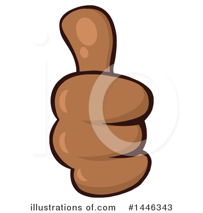 Royalty-Free (RF) Thumb Up Clipart Illustration by Hit Toon - Stock Sample #1446343