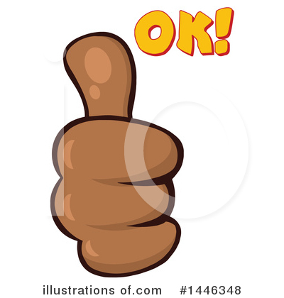 Royalty-Free (RF) Thumb Up Clipart Illustration by Hit Toon - Stock Sample #1446348