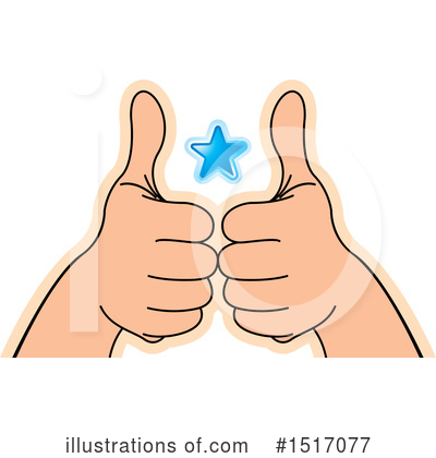 Royalty-Free (RF) Thumb Up Clipart Illustration by Lal Perera - Stock Sample #1517077
