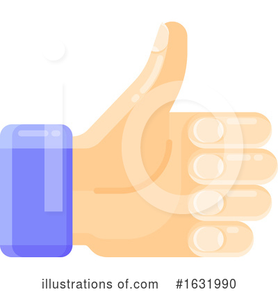 Royalty-Free (RF) Thumb Up Clipart Illustration by elena - Stock Sample #1631990