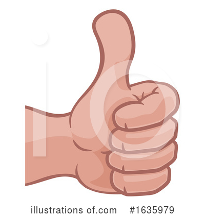 Royalty-Free (RF) Thumb Up Clipart Illustration by AtStockIllustration - Stock Sample #1635979