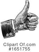 Thumb Up Clipart #1651755 by AtStockIllustration