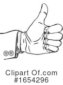 Thumb Up Clipart #1654296 by AtStockIllustration