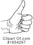 Thumb Up Clipart #1654297 by AtStockIllustration
