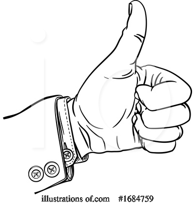 Royalty-Free (RF) Thumb Up Clipart Illustration by AtStockIllustration - Stock Sample #1684759