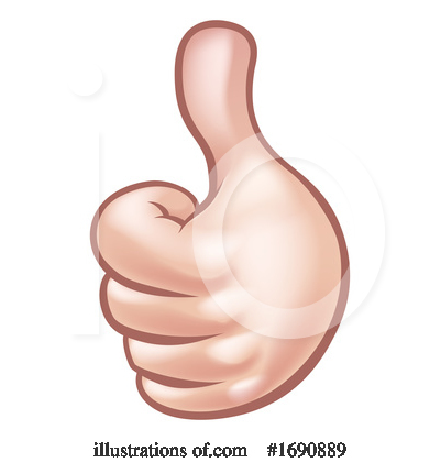 Royalty-Free (RF) Thumb Up Clipart Illustration by AtStockIllustration - Stock Sample #1690889