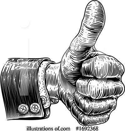 Royalty-Free (RF) Thumb Up Clipart Illustration by AtStockIllustration - Stock Sample #1692368