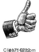 Thumb Up Clipart #1714282 by AtStockIllustration