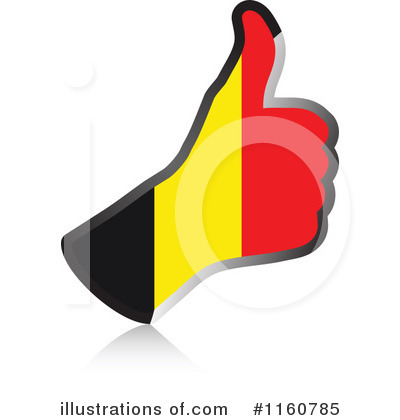 Thumb Up Flag Clipart #1160785 by Andrei Marincas