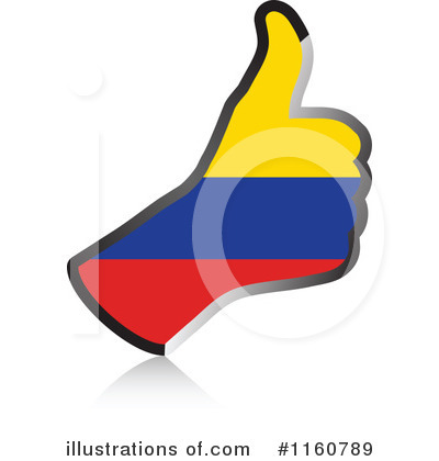 Royalty-Free (RF) Thumb Up Flag Clipart Illustration by Andrei Marincas - Stock Sample #1160789