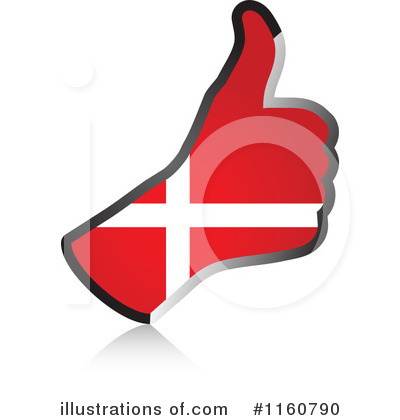 Royalty-Free (RF) Thumb Up Flag Clipart Illustration by Andrei Marincas - Stock Sample #1160790