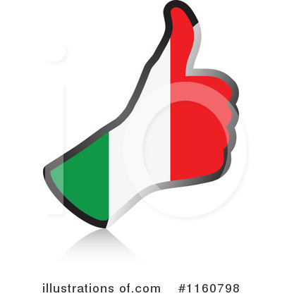 Royalty-Free (RF) Thumb Up Flag Clipart Illustration by Andrei Marincas - Stock Sample #1160798