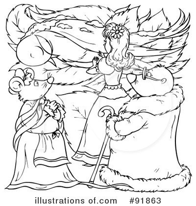 Royalty-Free (RF) Thumbelina Clipart Illustration by Alex Bannykh - Stock Sample #91863