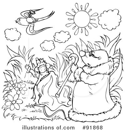 Royalty-Free (RF) Thumbelina Clipart Illustration by Alex Bannykh - Stock Sample #91868