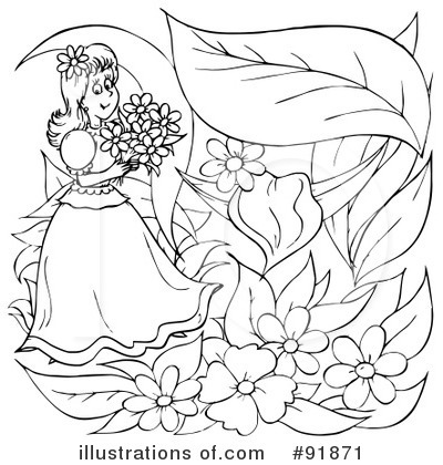 Royalty-Free (RF) Thumbelina Clipart Illustration by Alex Bannykh - Stock Sample #91871