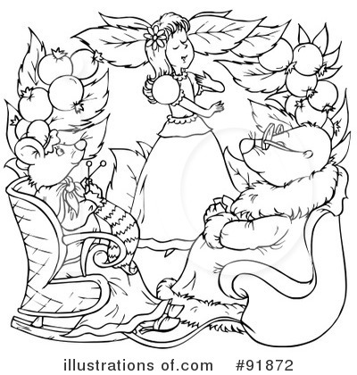 Royalty-Free (RF) Thumbelina Clipart Illustration by Alex Bannykh - Stock Sample #91872