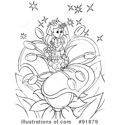 Royalty-Free (RF) Thumbelina Clipart Illustration by Alex Bannykh - Stock Sample #91879