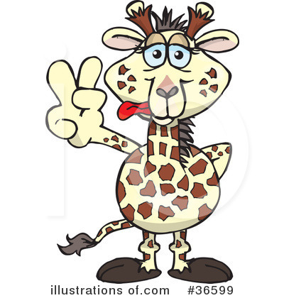 Giraffe Clipart #36599 by Dennis Holmes Designs