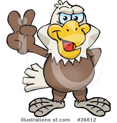 Eagle Clipart #36612 by Dennis Holmes Designs