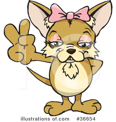 Chihuahua Clipart #36654 by Dennis Holmes Designs