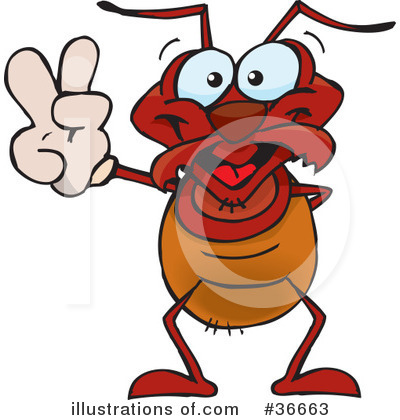 Ant Clipart #36663 by Dennis Holmes Designs