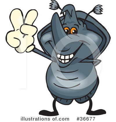 Royalty-Free (RF) Thumbs Up Clipart Illustration by Dennis Holmes Designs - Stock Sample #36677