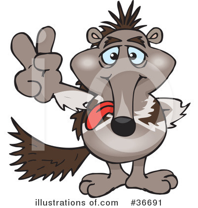Royalty-Free (RF) Thumbs Up Clipart Illustration by Dennis Holmes Designs - Stock Sample #36691