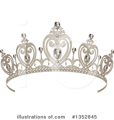 Royalty-Free (RF) Tiara Clipart Illustration by Pushkin - Stock Sample #1352845