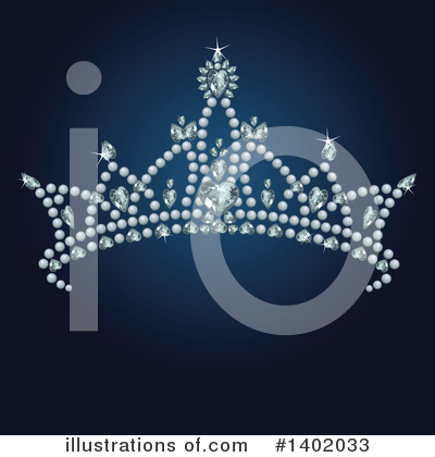 Royalty-Free (RF) Tiara Clipart Illustration by Pushkin - Stock Sample #1402033