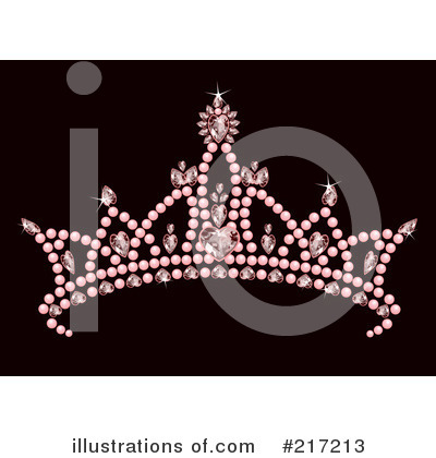 Royalty-Free (RF) Tiara Clipart Illustration by Pushkin - Stock Sample #217213