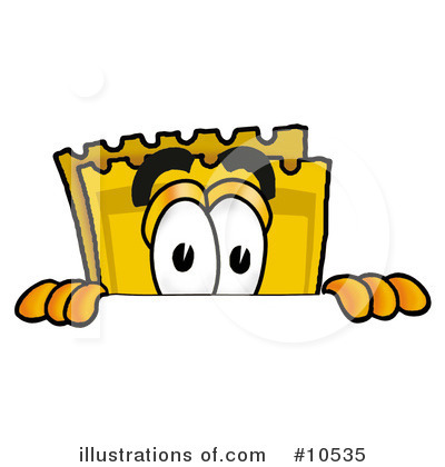 Royalty-Free (RF) Ticket Clipart Illustration by Mascot Junction - Stock Sample #10535