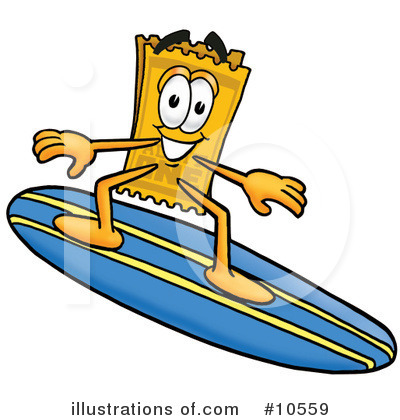 Royalty-Free (RF) Ticket Clipart Illustration by Mascot Junction - Stock Sample #10559